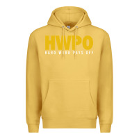 Antique Gold HWPO - HARD WORK PAYS OFF Premium Hoodie - artisFamous