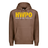 Chestnut HWPO - HARD WORK PAYS OFF Premium Hoodie - artisFamous