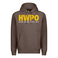 Coffee HWPO - HARD WORK PAYS OFF Premium Hoodie - artisFamous