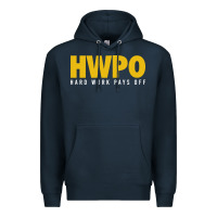 Navy HWPO - HARD WORK PAYS OFF Premium Hoodie - artisFamous