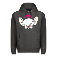 Charcoal Heather pinky and the brain big face Premium Hoodie - artisFamous