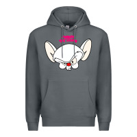 Rock pinky and the brain big face Premium Hoodie - artisFamous
