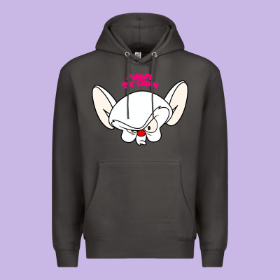 Pinky And The Brain Big Face Premium Hoodie Designed By Artisfamous