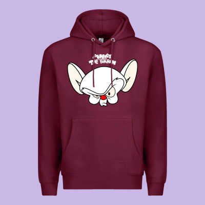 Pinky And The Brain Big Face Premium Hoodie Designed By Artisfamous