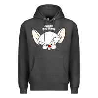 Charcoal Heather pinky and the brain big face Premium Hoodie - artisFamous