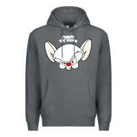 Rock pinky and the brain big face Premium Hoodie - artisFamous