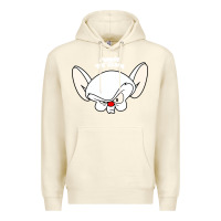 Sandshell pinky and the brain big face Premium Hoodie - artisFamous