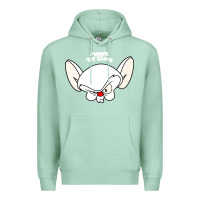 Seafoam pinky and the brain big face Premium Hoodie - artisFamous