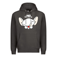 Smoke pinky and the brain big face Premium Hoodie - artisFamous