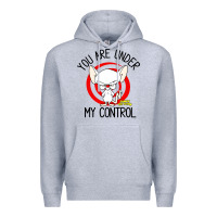 Heather Grey pinky and the brain you are under my control Premium Hoodie - artisFamous