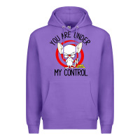 Purple pinky and the brain you are under my control Premium Hoodie - artisFamous