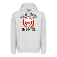 Dove Grey pinky and the brain you are under my control Premium Hoodie - artisFamous
