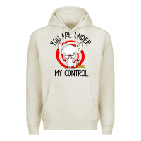 Oatmeal Heather pinky and the brain you are under my control Premium Hoodie - artisFamous
