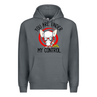 Rock pinky and the brain you are under my control Premium Hoodie - artisFamous
