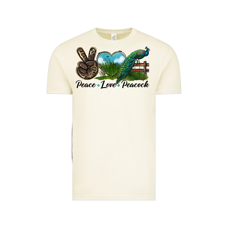 Peace Love Peacock Vintage Tee by LillyAllenDesigns | Teevron
