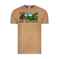 Vintage Camel Peace Love Peacock Vintage Tee - LillyAllenDesigns