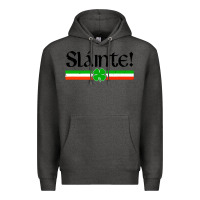 Charcoal Heather slainte shirt irish cheers toast shamrock Premium Hoodie - artisFamous