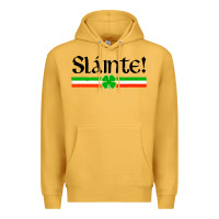 Mustard slainte shirt irish cheers toast shamrock Premium Hoodie - artisFamous