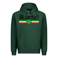 Sports Green slainte shirt irish cheers toast shamrock Premium Hoodie - artisFamous