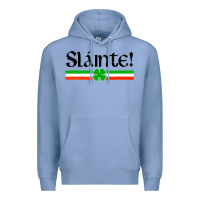 Colony Blue slainte shirt irish cheers toast shamrock Premium Hoodie - artisFamous