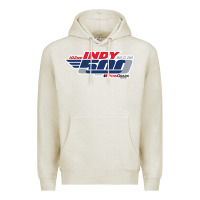 Oatmeal Heather Indy 500 Premium Hoodie - artisFamous