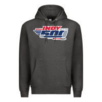 Charcoal Heather Indy 500 Premium Hoodie - artisFamous
