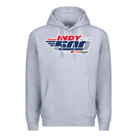 Heather Grey Indy 500 Premium Hoodie - artisFamous