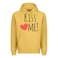 Antique Gold Kiss Me Premium Hoodie - artisFamous