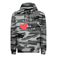 Slate Camo Kiss Me Premium Hoodie - artisFamous