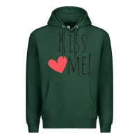 Sports Green Kiss Me Premium Hoodie - artisFamous