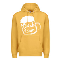 Mustard cool drink beer Premium Hoodie - artisFamous