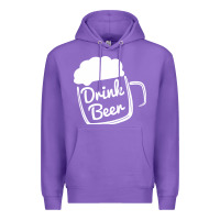 Purple cool drink beer Premium Hoodie - artisFamous