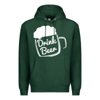 Sports Green cool drink beer Premium Hoodie - artisFamous
