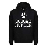 Black cougar hunter Premium Hoodie - artisFamous