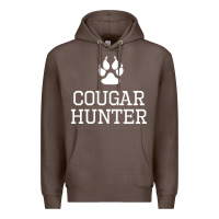 Coffee cougar hunter Premium Hoodie - artisFamous