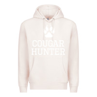 Pale Pink cougar hunter Premium Hoodie - artisFamous