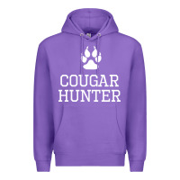 Purple cougar hunter Premium Hoodie - artisFamous