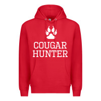 Red cougar hunter Premium Hoodie - artisFamous