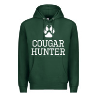Sports Green cougar hunter Premium Hoodie - artisFamous