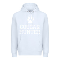 White cougar hunter Premium Hoodie - artisFamous