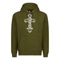 Army Green christian recovery Premium Hoodie - artisFamous