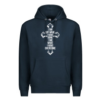 Navy christian recovery Premium Hoodie - artisFamous