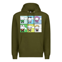 Army Green cinnamoroll collection Premium Hoodie - artisFamous