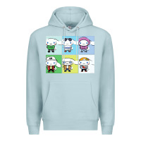 Blue Mist cinnamoroll collection Premium Hoodie - artisFamous