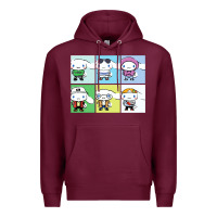 Burgundy cinnamoroll collection Premium Hoodie - artisFamous