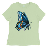Matcha Black Shallowtail Ladies Tee - LillyAllenDesigns