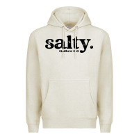 Oatmeal Heather christian salty Premium Hoodie - artisFamous