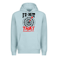 Blue Mist i'd hit that darts Premium Hoodie - artisFamous