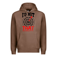 Chestnut i'd hit that darts Premium Hoodie - artisFamous