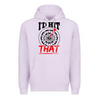 Lilac i'd hit that darts Premium Hoodie - artisFamous